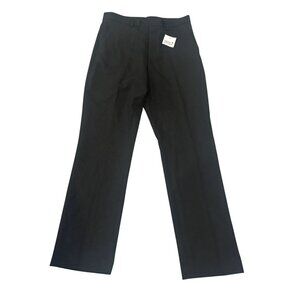 One Percent Men's Crease-Front Trousers in Black